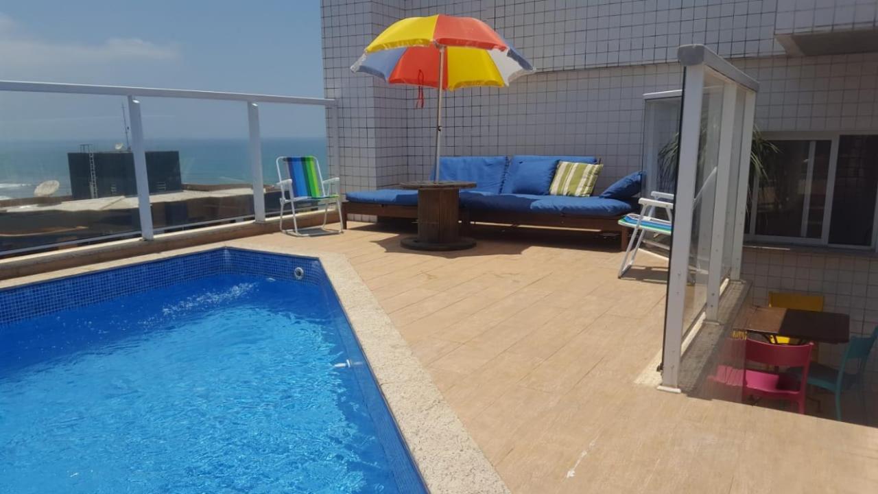 Cobertura Com Piscina E Churrasqueira Mongagua Sp Apartment Екстериор снимка